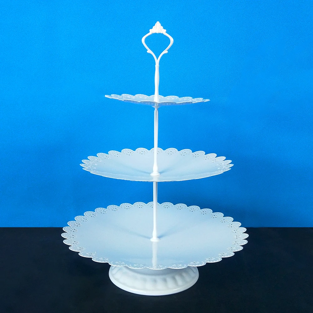 Tobs Cup Cake Stand Cake Tray Home Decoration Dessert Table Party Suppliers Cake Tools With Lace Edge Baking