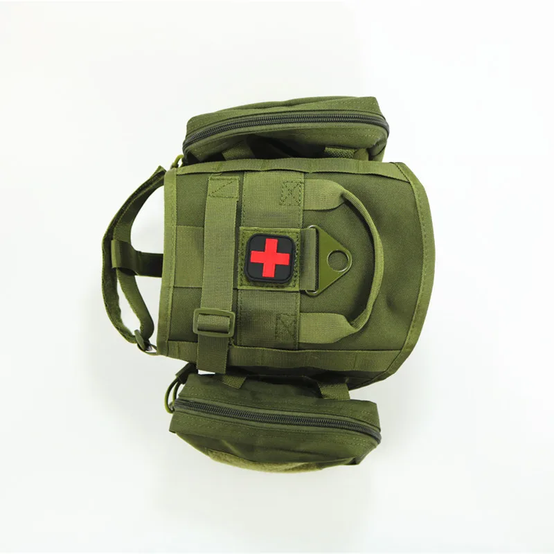 1000D походная охотничья Тактическая Военная одежда для собак, костюм для тренировок на открытом воздухе, жилет для собак с 2 карманами