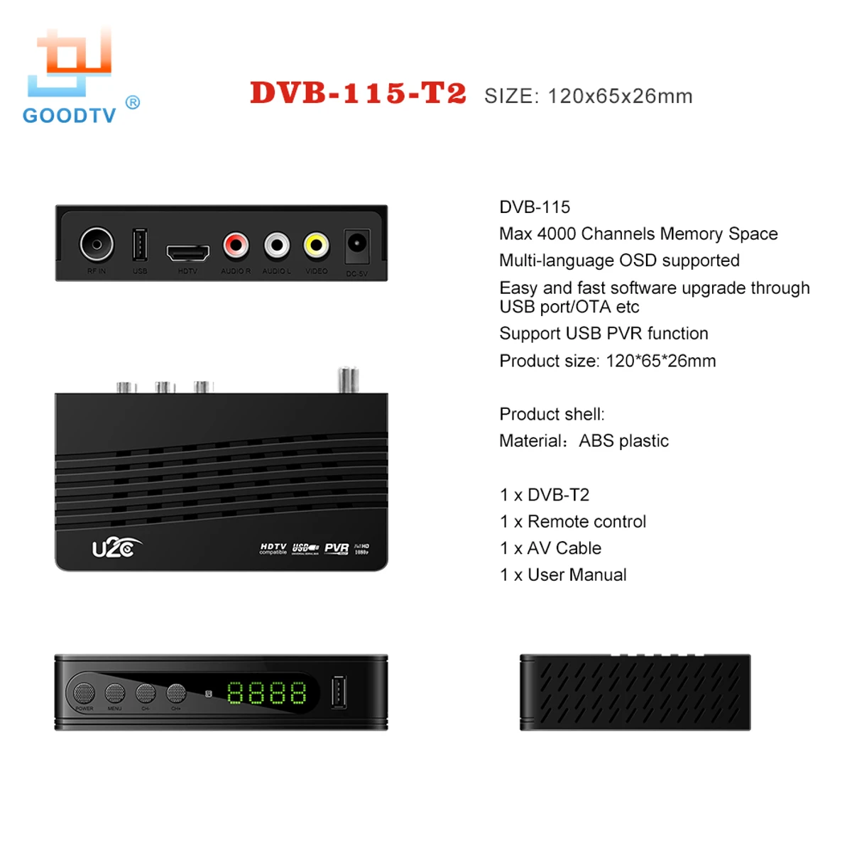 H.264 в Москву DVB-C Dvb T2 USB ТВ тюнер цифровой ТВ приставка DVB-T2 DVB C Бесплатный кабельный ресивер спутниковый Dvbt2 Wifi