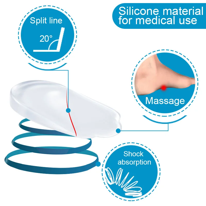 Soumit гель O/X тип ноги ортопедические стельки внутри снаружи ноги коррекции ортопедические пятки поддержка Вставки колодки для мужчин женщин