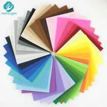 Разные цвета 42 шт. 15*15 см фетр толщина 1 мм нетканый полиэстер для шитья кукол ремесла детские игрушки материал
