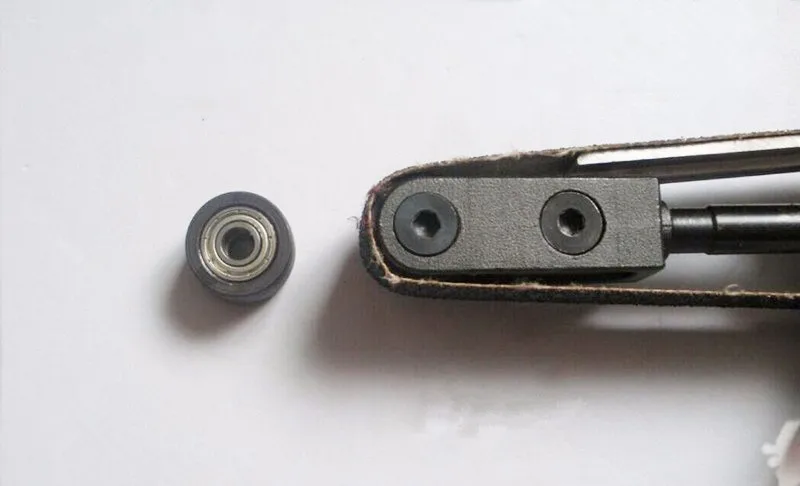 Front steel roller for 20x520mm air belt sander2