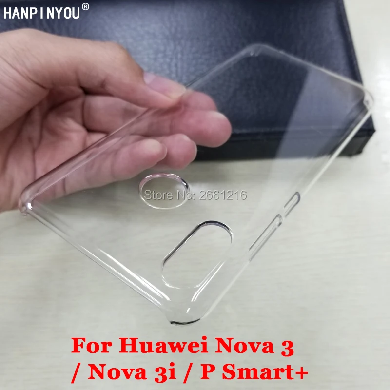 

For Huawei Nova 3 New Hard PC Case Ultra Thin Clear Hard Plastic DIY Cover Protective Skin For Huawei Nova 3i/ P Smart Plus 6.3"