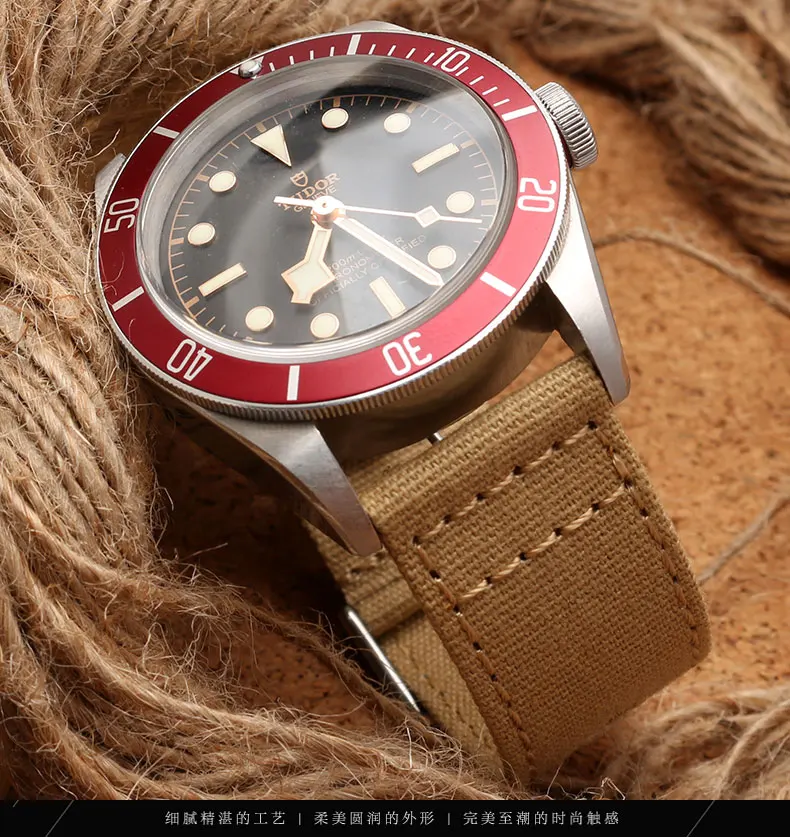 Универсальный Холщовый ремешок для часов, Адаптированный к Citizen/King/Casio/Seiko 5/Tissot/DW браслет, быстросъемный 18 мм ремешок для часов