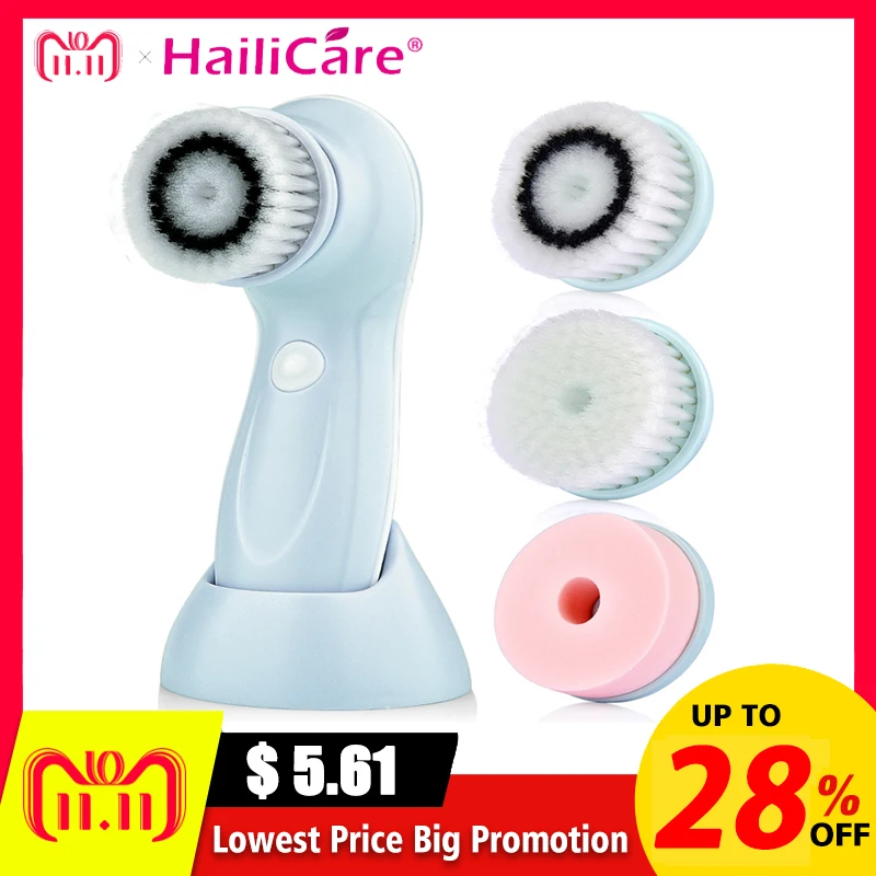 Buy 3Heads/Set Multifunctional Electric Face Cleanser