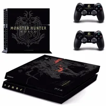 Для Monster Hunter World PS4 наклейка на кожу для консоли playstation 4 и контроллеров для Dualshock 4 PS4 наклейка на кожу виниловая