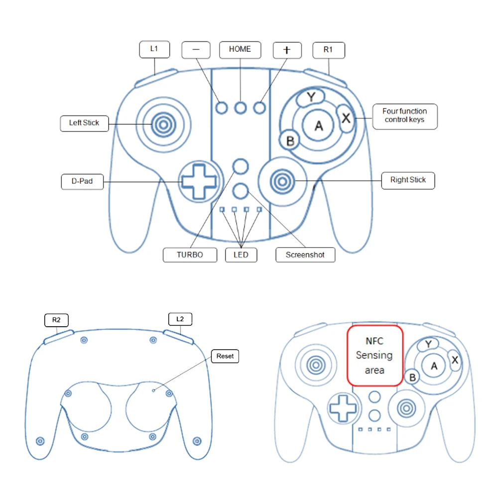 Беспроводной Pro игровой контроллер для Nintendo Switch контроллер Поддержка NFC игрового контроллера геймпад для Nintendo Switch Win 7/8/10 консоли джойстик