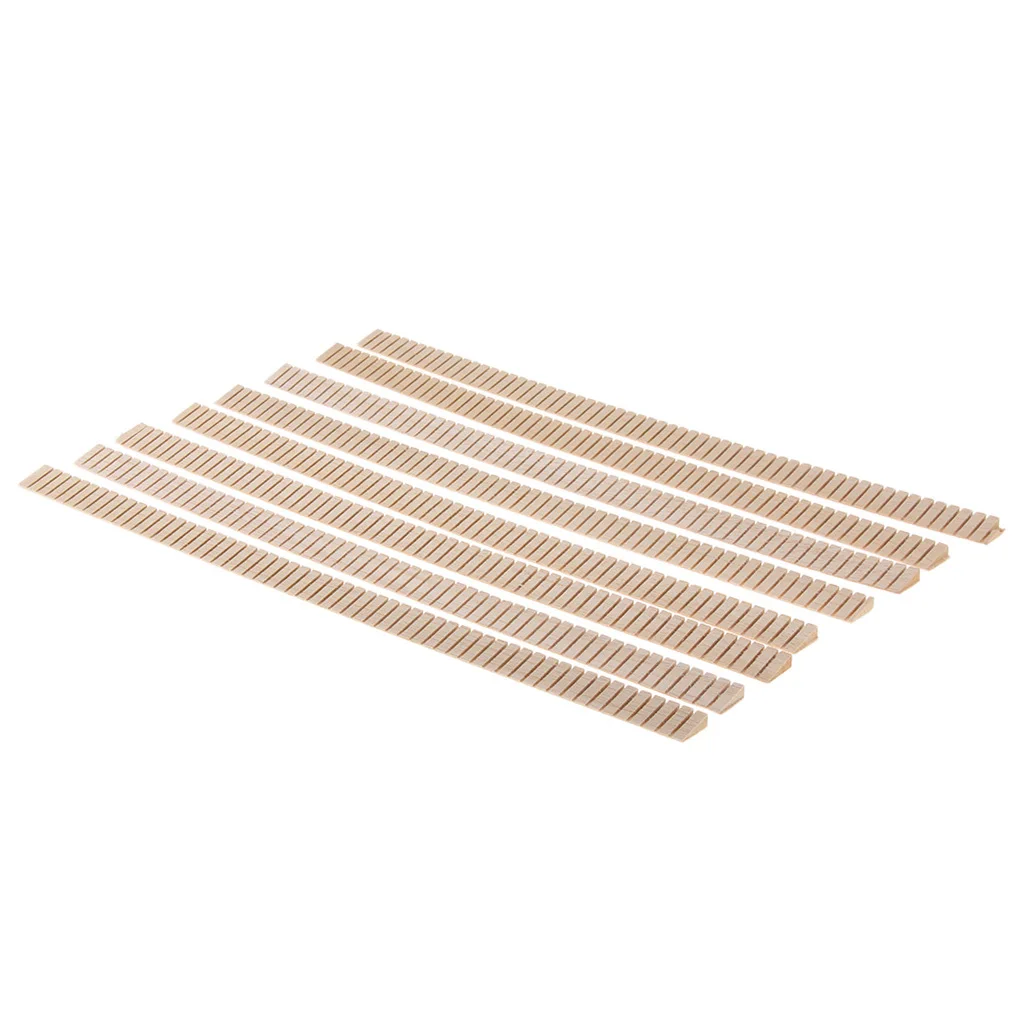 8pcs Wooden Guitar Binding Purfling Strip Echo Body Edge Trim Inlay for Acoustic Classic Folk Guitar Ukulele Parts Accessories