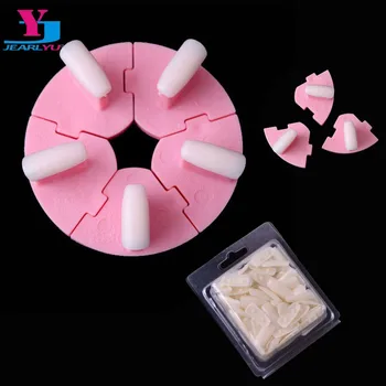 

1pcs Nail Training Frame 100pcs False Nail Display Tool Adjustable Frame Practice Multipurpose Mix Color DIY Training Tools