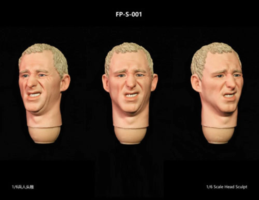 1/6 масштаб мужской головы 1:6 Facepoolfigure FP-A-001/FP-S-001 Для мужчин выражение Глава Sculpt F 12 "мужского тела