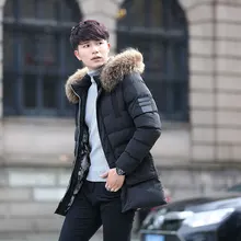 Английский стиль тонкая мужская куртка зимняя парка на молнии для мужчин s Мягкий куртки HoodieCasual короткие теплые пальто