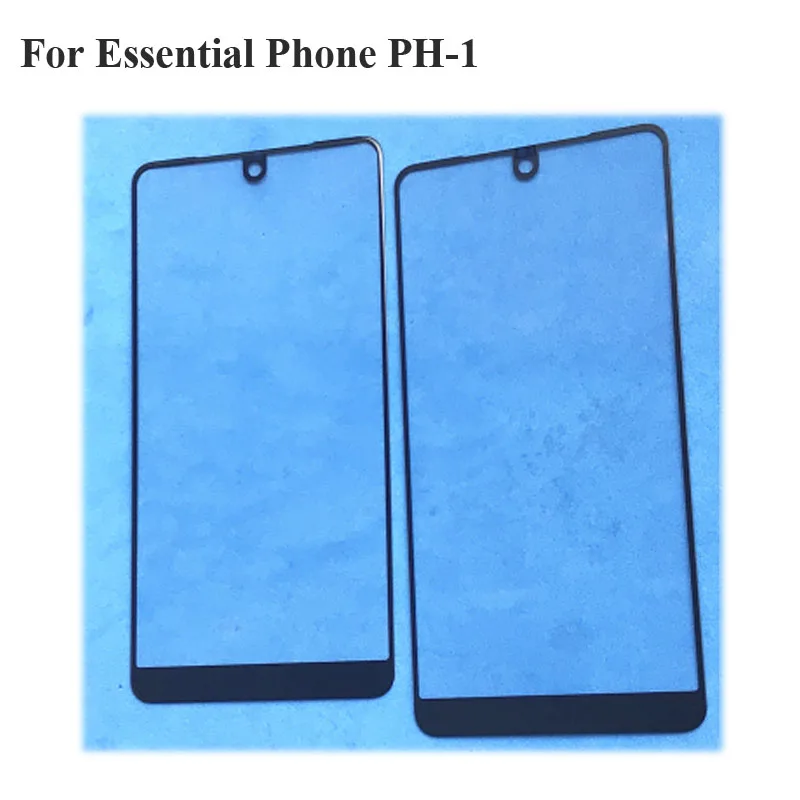 

2PCS For Essential Phone PH-1 Front LCD Glass Lens Touch screen Panel For Essential Products PH1 Outer Screen Glass without flex