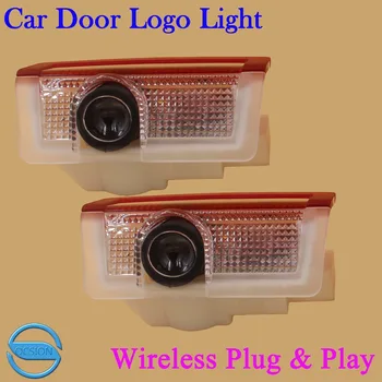 

2X LED Car Door Welcome Light For Mercedes-Benz E Class W212 E260L E300L E450L Wireless 3D Projector Logo Laser Lamp
