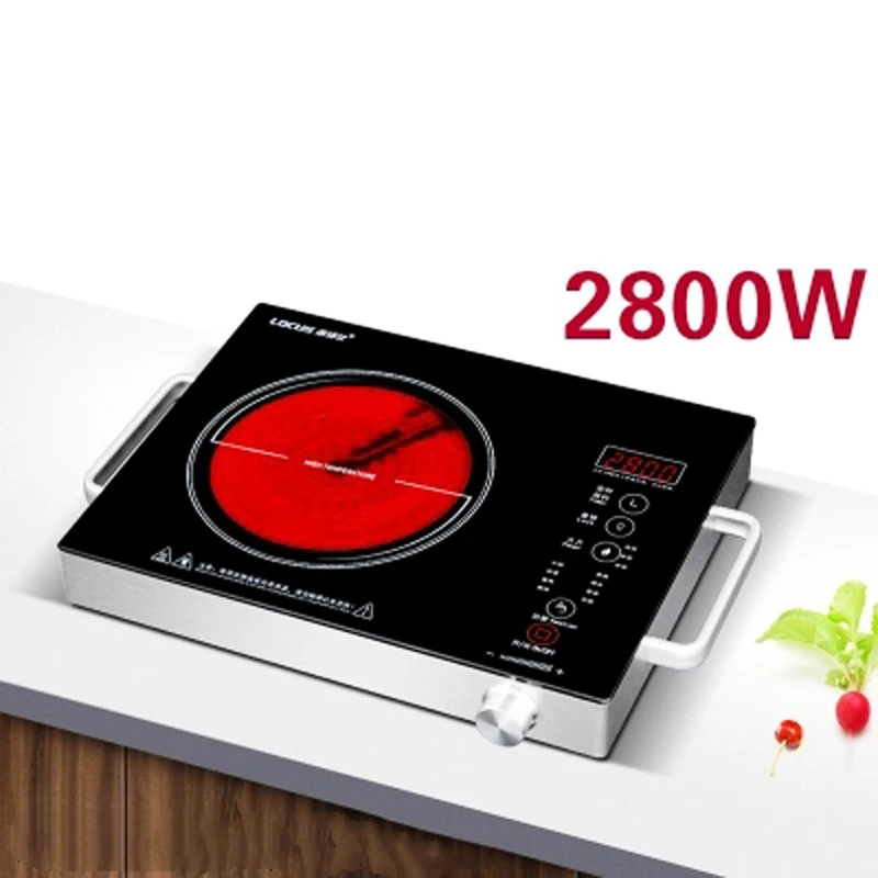 

Home Estufa Electrica Cooker Infrared Light Wave Induction Cooker Smart Touch Induction Cooktop 2800W Hot Pot Induction Heating