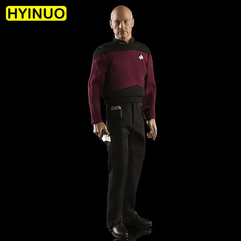 1/6 масштаб следующего поколения TNG Picard сэр Патрик Стюарт O.B.E. Одежда комплект