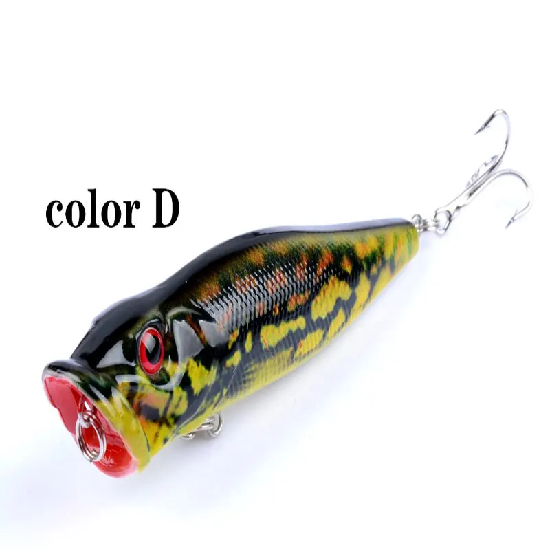 

Hot Mini Popper Hard Bait Minnow Fishing Lure Crank bait lure Wobbler Tackle Top Water Popper Floating Pike Lures