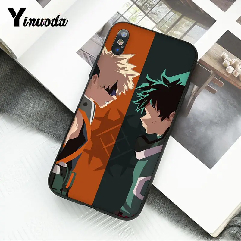 Anime My Hero Academia deku and bakugou