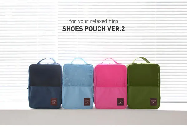 Fadish portable women travel shoe organizadores 3