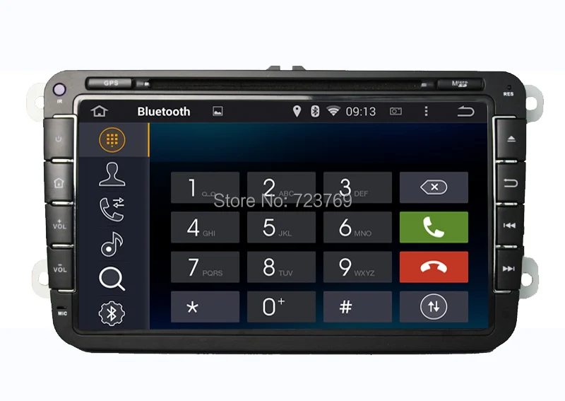 Top Pure Android 4.4.4 Car DVD player for Volkswagen Magotan Touran Sagitar 2