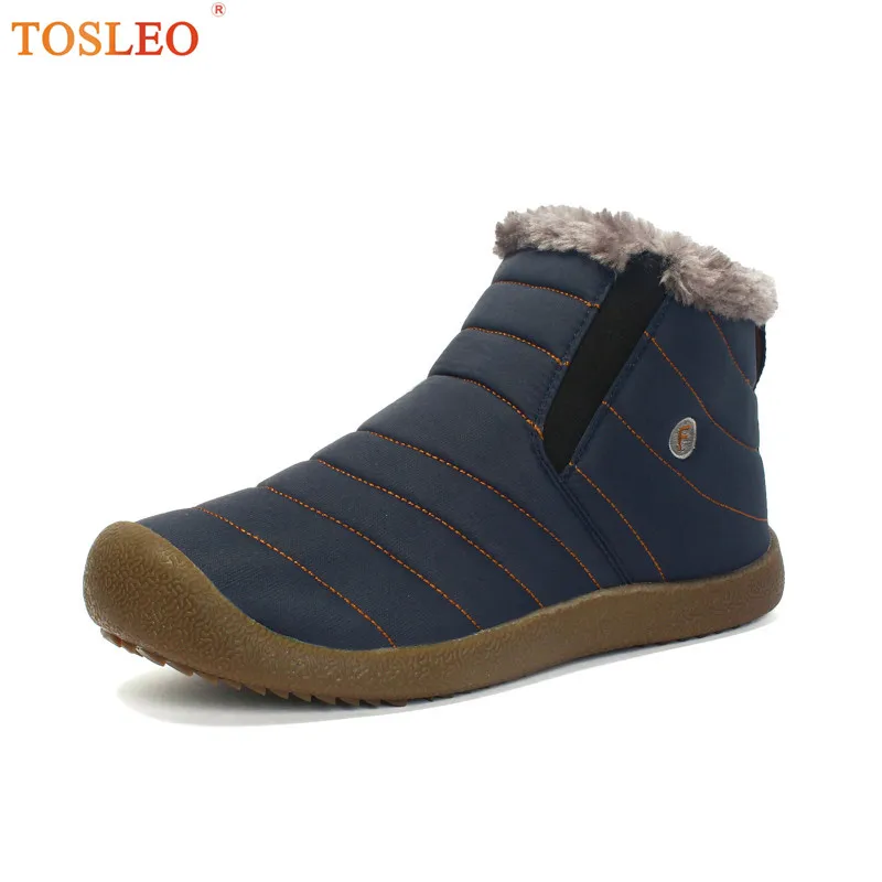 

39-47 Winter Boots Men Big Size Winter Shoes Men Plush Warm Winter Men Boots