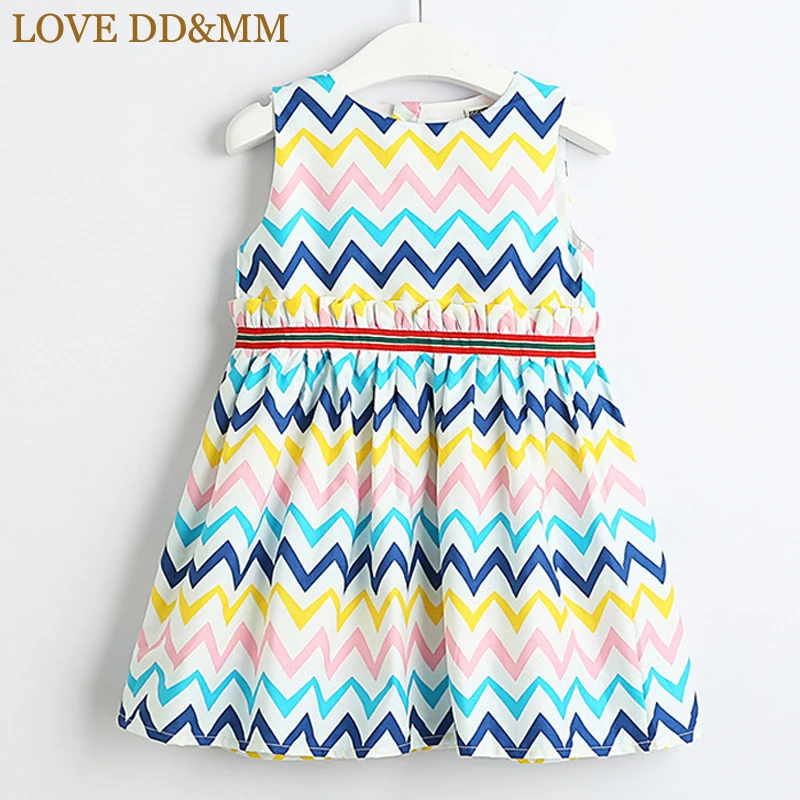 Платья для девочек LOVE DD &amp MM летняя новая детская одежда 2020 милое цветное