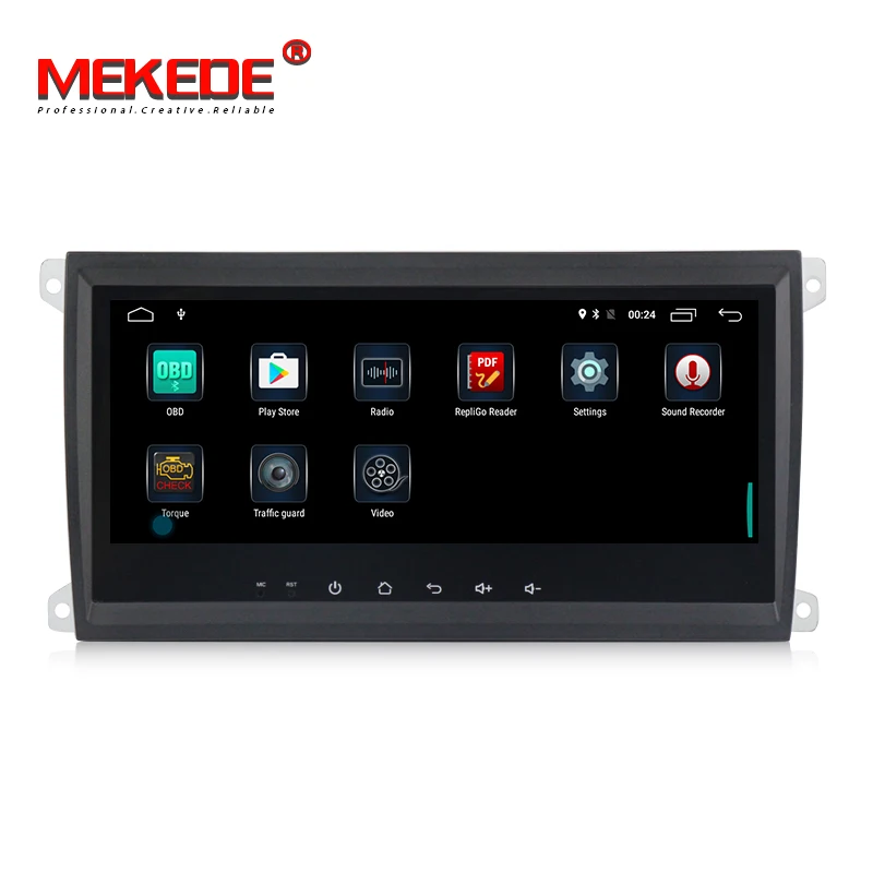 Cheap MEKEDE 4G LTE full touch screen Android 7.1 2G RAM Car DVD Radio audio for Porsche Cayenne 2003-2010 car gps navigation 3