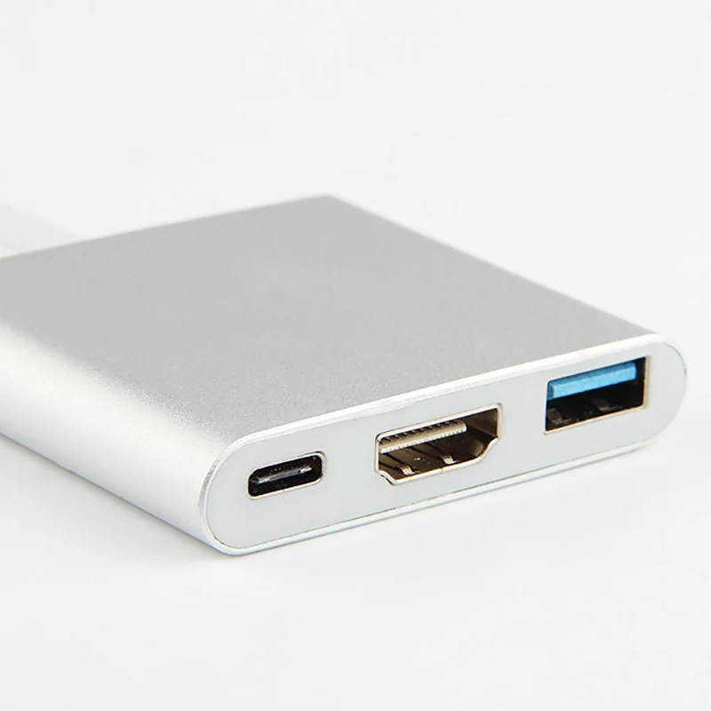 HD USB Hub USB 3,0 type C Женский до 4K HDMI 3 в 1 мульти кабель адаптер конвертер для Macbook Pro для hp ASUS