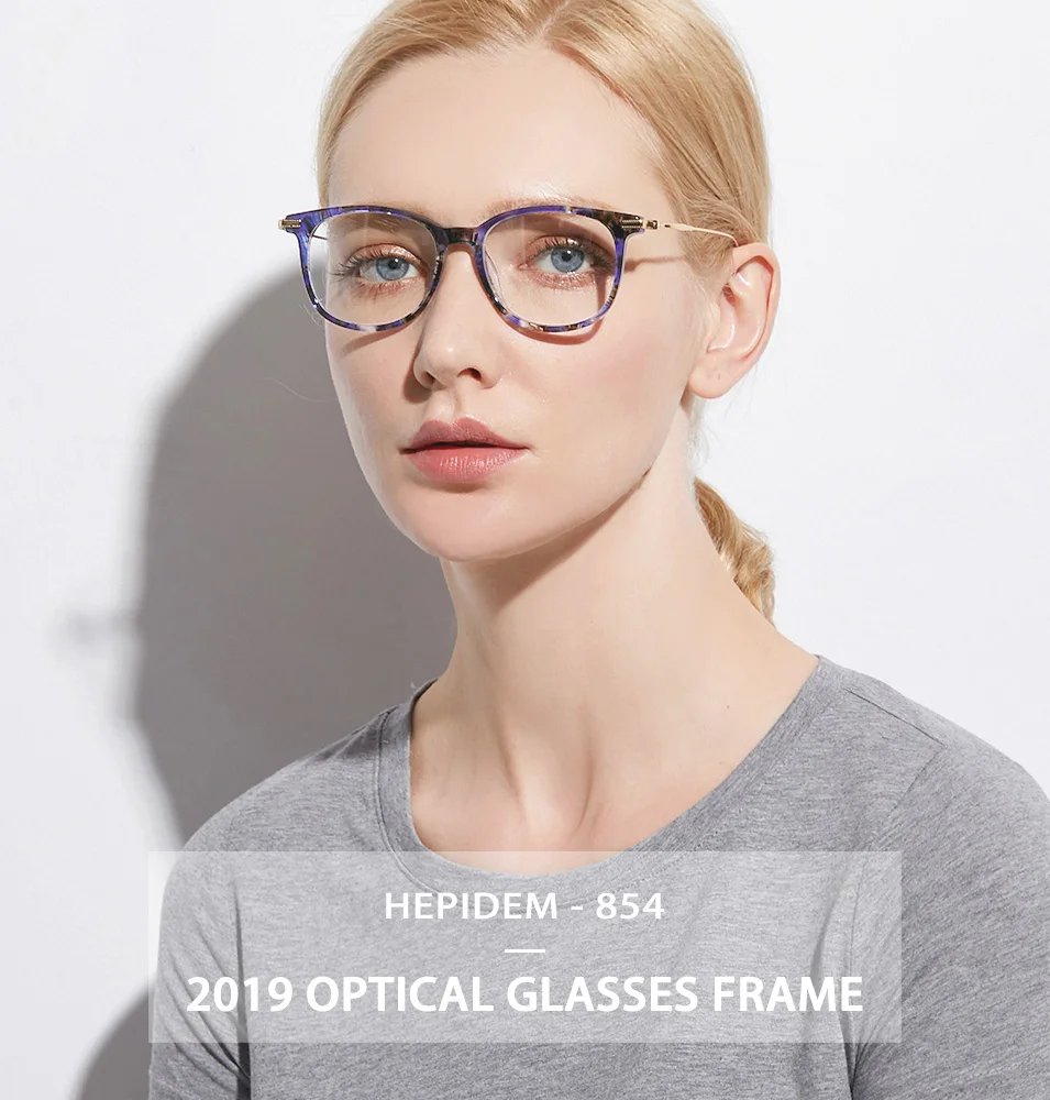 HEPIDEM B титановые оптические очки, оправа для мужчин, винтажные квадратные очки по рецепту, женские ретро круглые очки для близорукости, очки