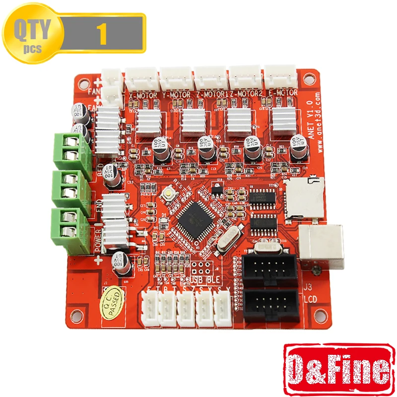 Anet A6 3D Printer Mainboard Anet V1.0 For Reprap Mendel Prusa