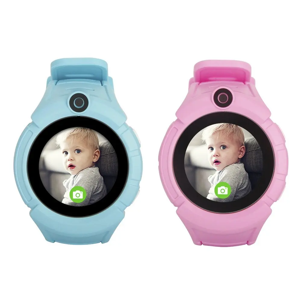 

GPS Tracker Kids Smart Watch Phone SIM Card Touch Screen SOS Call Anti-lost Pedometer Camera Children Watch Christmas Gifts