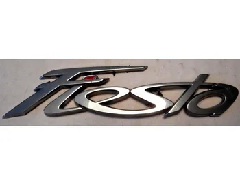 

" Fiesta " Chrome ABS Car Trunk Rear Number Letters Badge Emblem Decal Sticker for Ford Fiesta