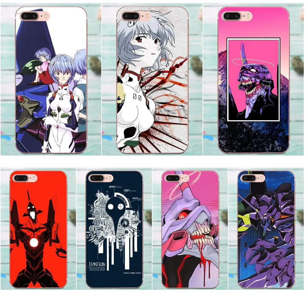 

Luxury Cell Phone Case For Apple iPhone X XS Max XR 4 4S 5 5C 5S SE 6 6S 7 8 Plus Anime Nge Neon Genesis Evangelion
