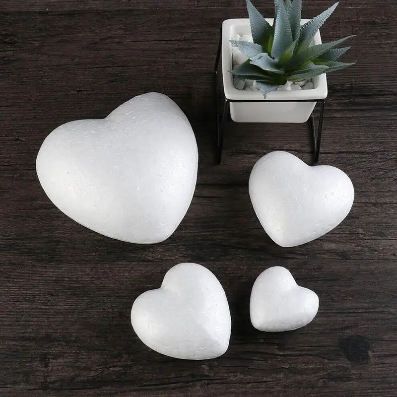 

6/8.5/10/15 Inch Heart-shaped Cake Sugar Craft Party Diy Decoration Styrofoam Mango Polystyrene Foam Mold Party Accessories