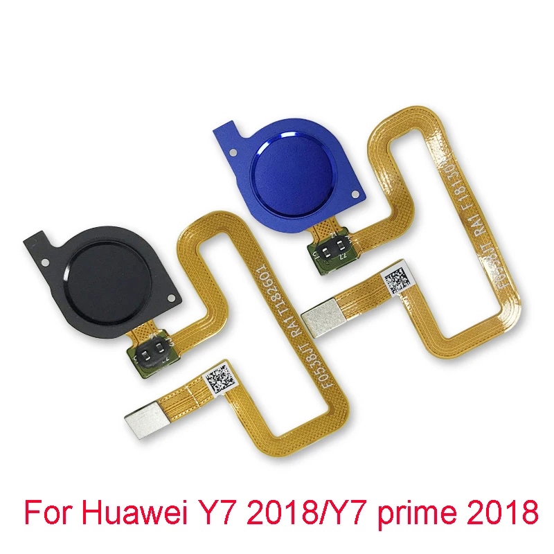 

Fingerprint Sensor Scanner Recognition Touch ID Home Return Key Menu Button Flex Cable Ribbon For Huawei Y7 2018 / Y7 prime 2018