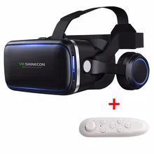 Anskp VR Headset Version Virtual Reality Glasses 3D Glasses Headset Helmets Smart phone VR Box+GamePad
