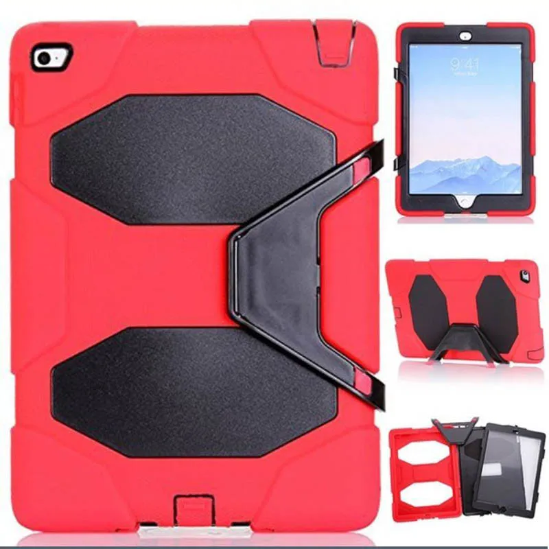 

3 in 1 Hybrid Stand Case Cover For 2/3/4 Shockproof Waterproof Case for Kids Children