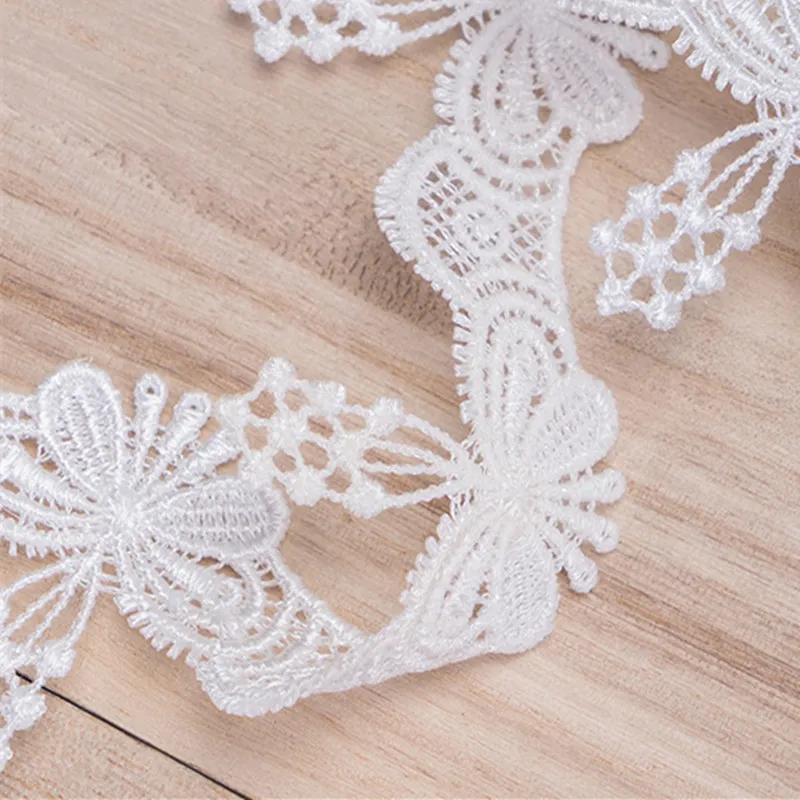 butter fly lace trim