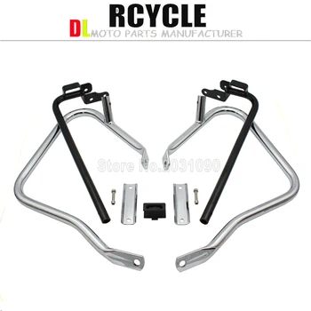 

Saddlebag Bracket Guard Bars For Harley Touring Street Electra Road Glide King FLHR FLHX FLHT FLHXS FLRTX 2014-2018