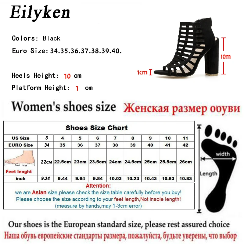 Eilyken/ дизайн; женские босоножки с вырезами; повседневная обувь на квадратном каблуке на молнии; женские ботинки для отдыха; сандалии; коллекция года; сезон лето