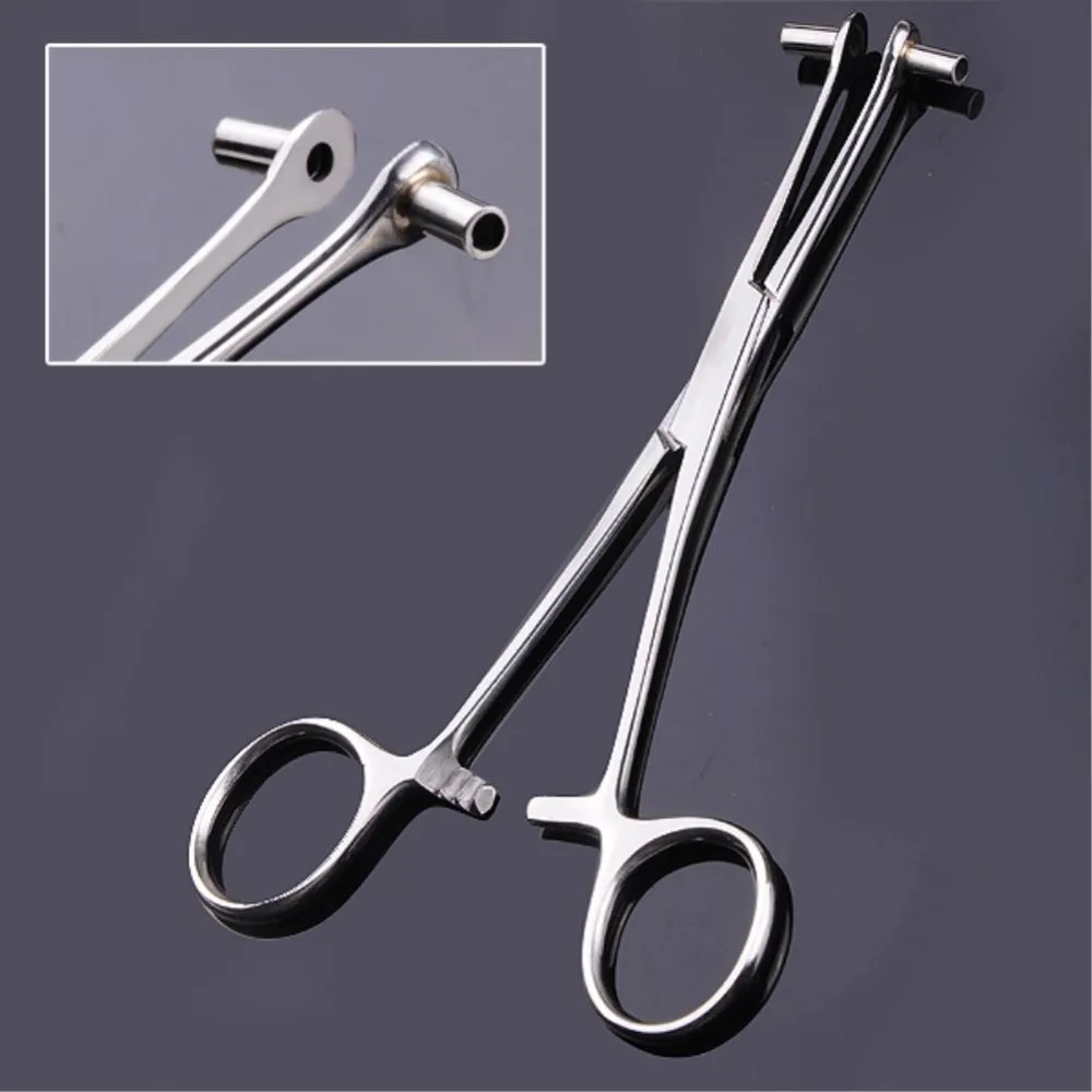Pinza de aguja de acero inoxidable para tabique Forcep, herramienta