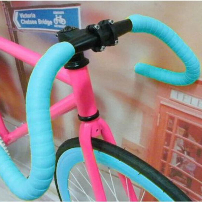 pink handlebar tape