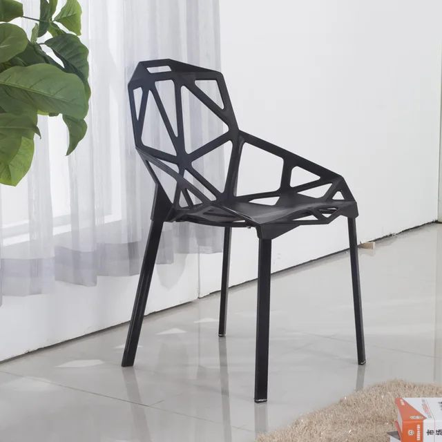 De geometrische patroon Aluminium stoelen, eetkamer meubels ... De geometrische patroon Aluminium stoelen, eetkamer meubels ...