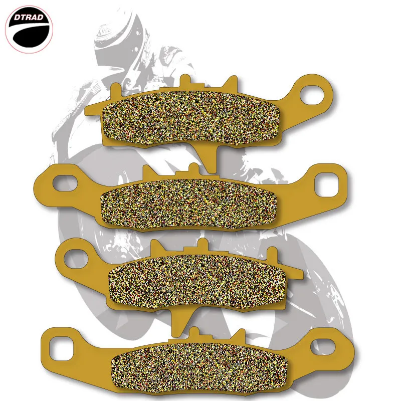 motorcycle Brake Pads Front+ Rear For KAWASAKI KFX 450 2007 KVF 650 02 03 05 08 KVF 700 04 06