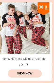 Семейные комплекты г. Новые рождественские пижамные комплекты для папы и сына с принтом Санта Клауса Семейный комплект пижамы для мамы и дочки QZ054