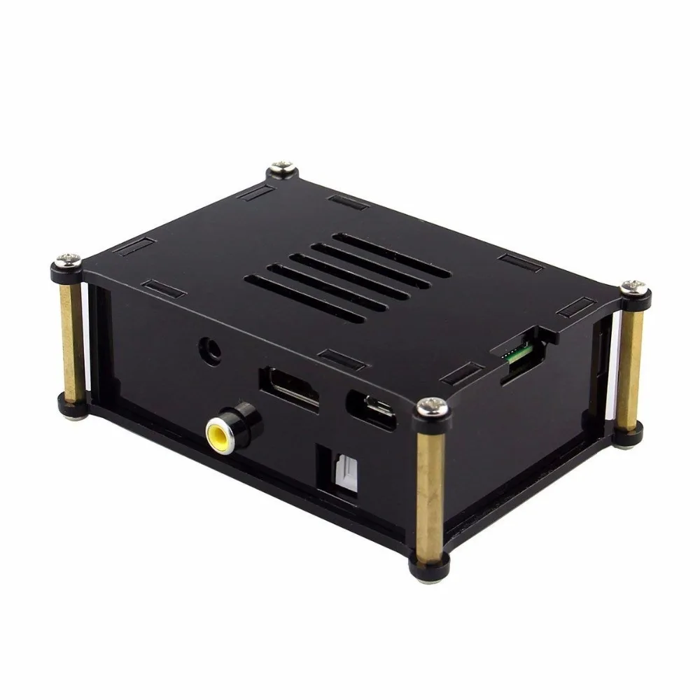 Цифровая звуковая карта Raspberry PI I2S SPDIF HIFI DiGi с акриловым корпусом для Pi 3 2 Модель
