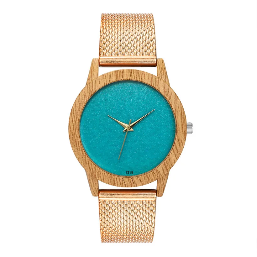 

Vansvar Watch Women's Bamboo Wooden Wristwatches Simple Style Wood Plastic Band Luxury Wood Watches for Ladies as Gifts Item