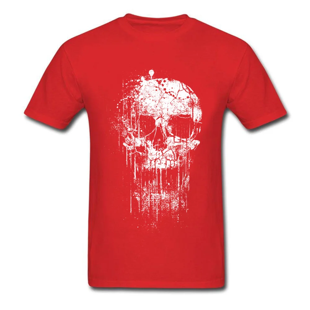  Camisa T Shirt New Design Short Sleeve Men's Tshirts TpicOriginaltitle Casual Summer T Shirt Crewneck Free Shipping Cool Skull red