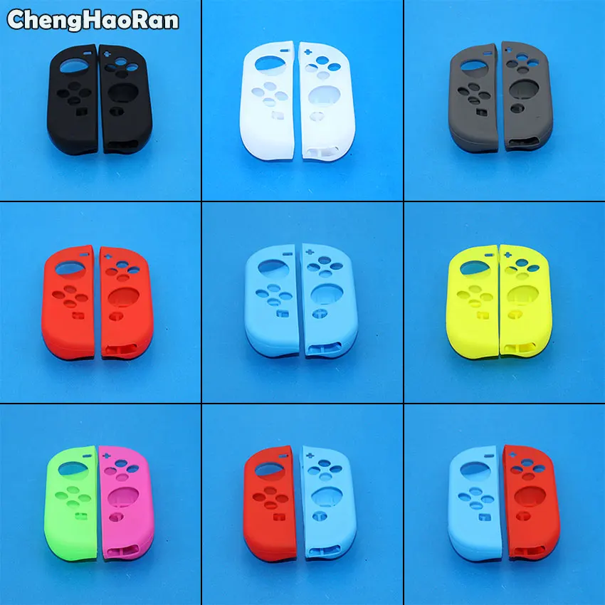 

ChengHaoRan Silicone Case For Nintendo Switch Cover Soft Controller Shell Console Protective For NS JoyCon Controller Grip Cover