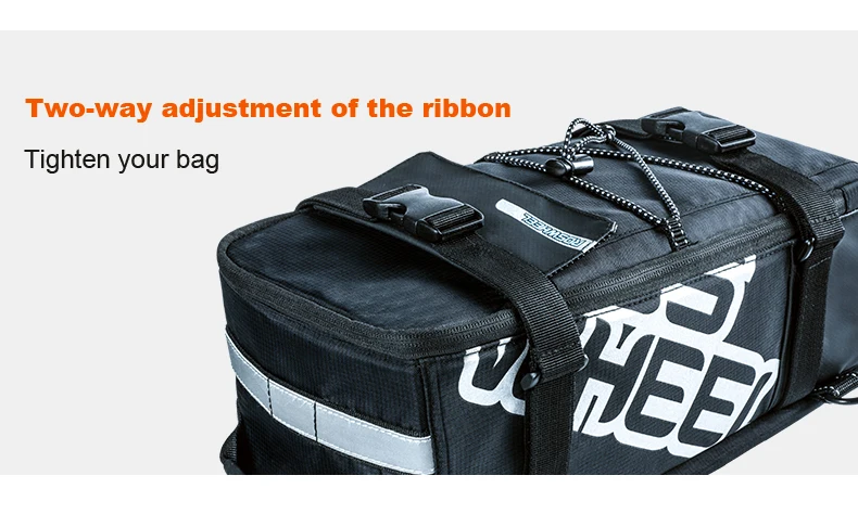 Top ROSWHEEL 5L Bicycle Carrier Bag Rack Trunk Bike Luggage Back Seat Pannier Outdoor Cycling Storage Handbag Shoulder Strip 141276 9 Top ROSWHEEL 5L Bicycle Carrier Bag Rack Trunk Bike Luggage Back Seat Pannier Outdoor Cycling Storage Handbag Shoulder Strip 141276 9