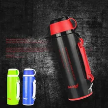 800 ML Japanischen Edelstahl Metall Vakuum Thermos flaschen Glaskolben große isolierte tasse thermomug termos mit pinsel